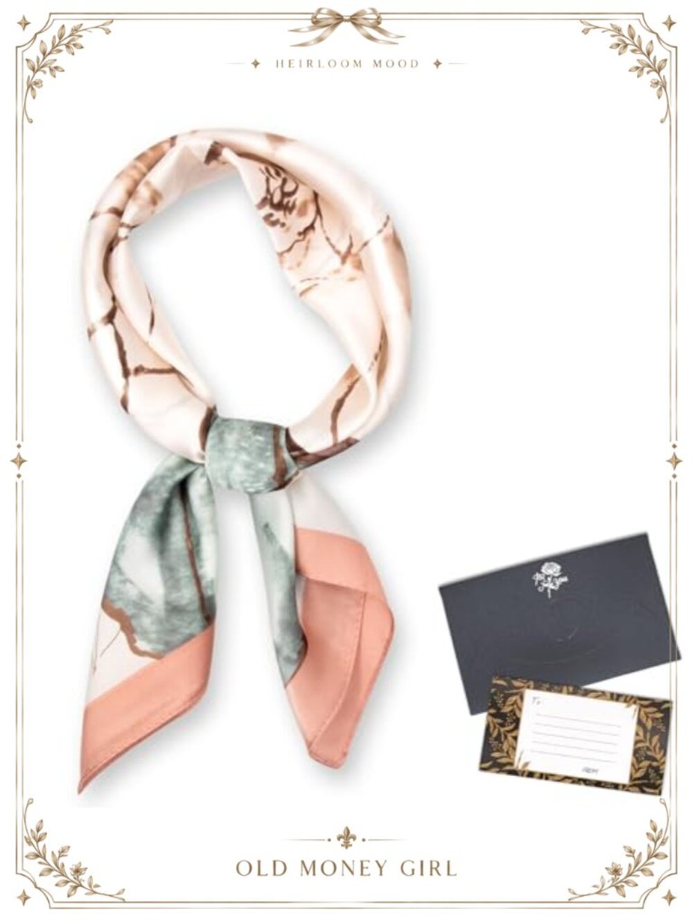 Square Satin Silk-Like Scarf 27.5" Head Wrap Hair Scarf for Women